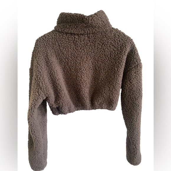 SKIMS Teddy Zip-Up Cropped Jacket | Size XS - Picture 11 of 14